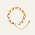 18K Gold Plated Adjustable Link Bracelet