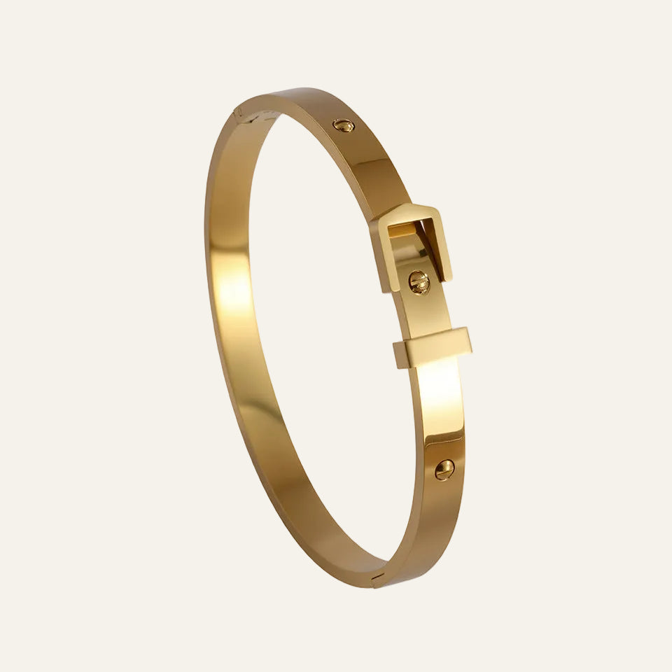 Screw-Detail Bangle Bracelet.