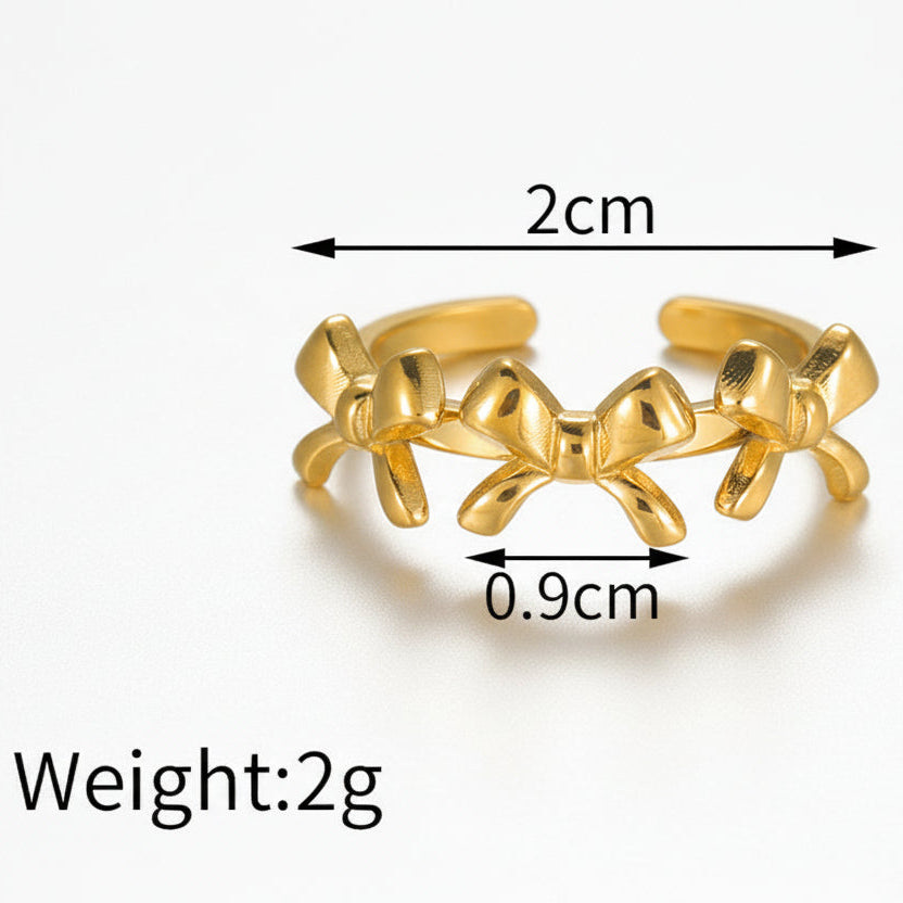 Triple Bow Ring
