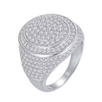 Zircon Ring 18K gold plated