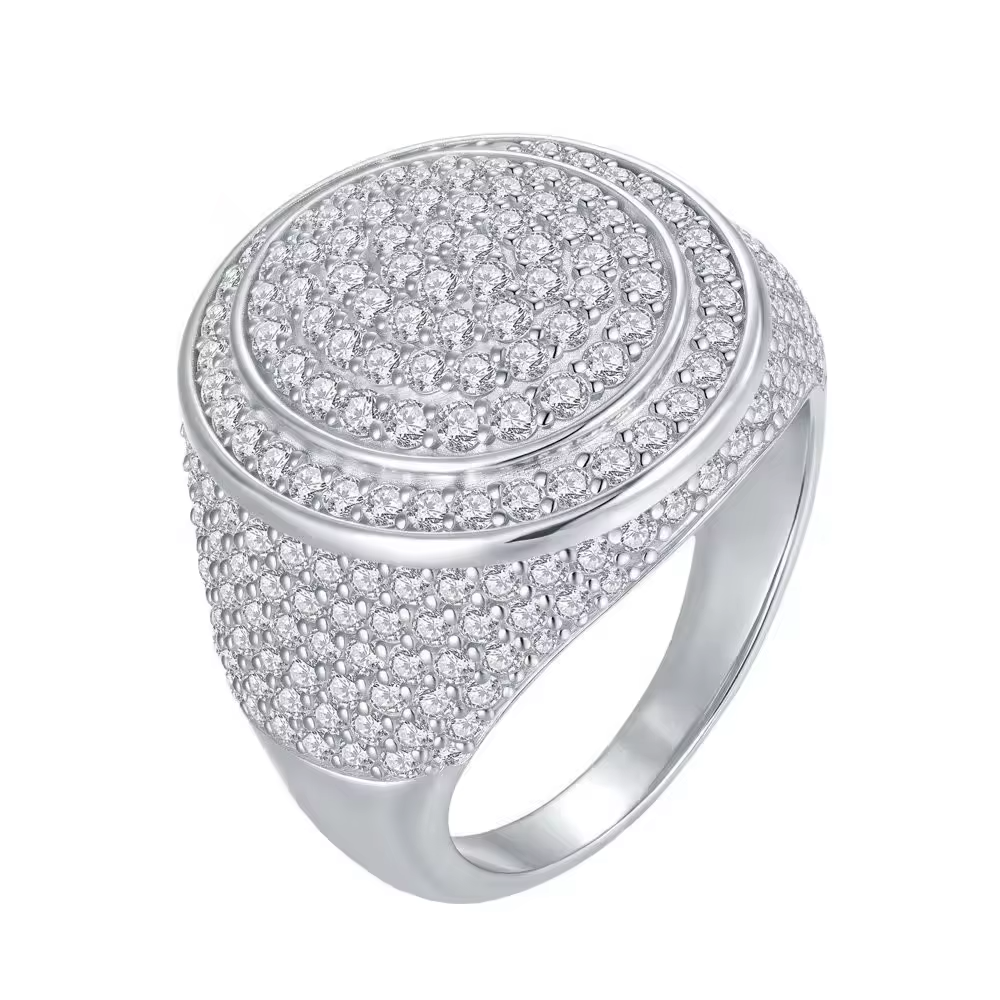 Zircon Ring 18K gold plated