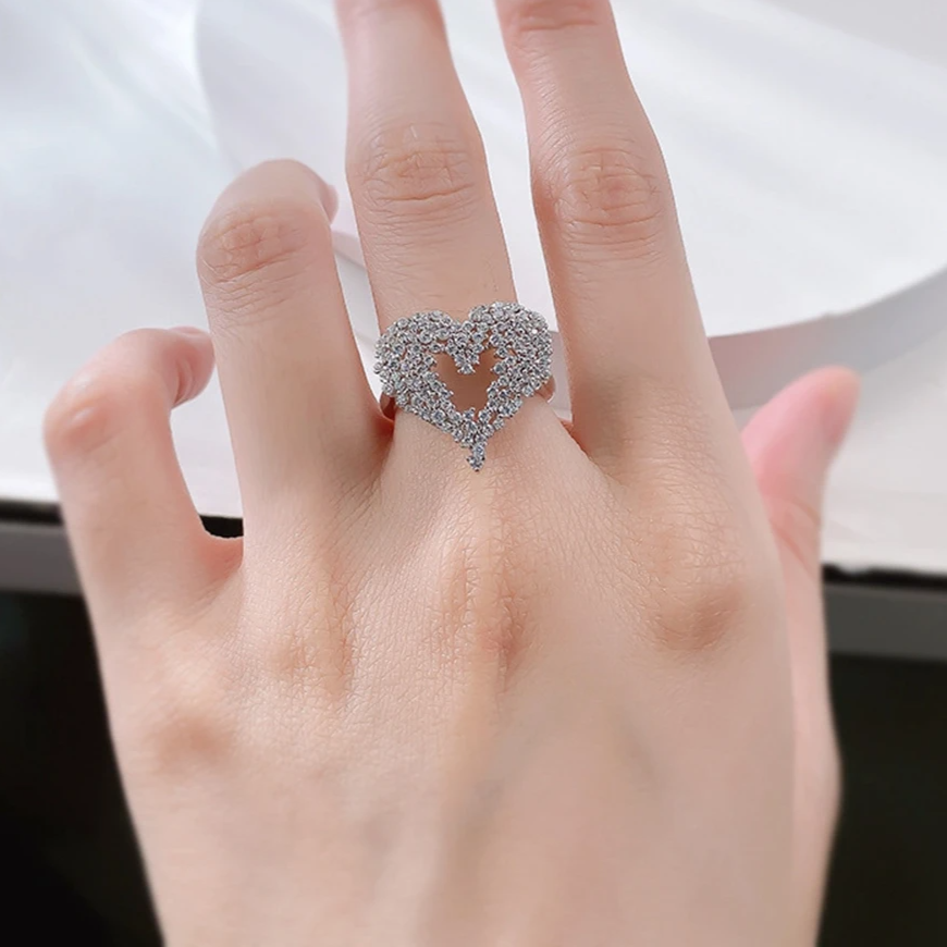 925 Sterling Silver Heart Ring