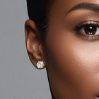 14k Gold Moissanite Earrings