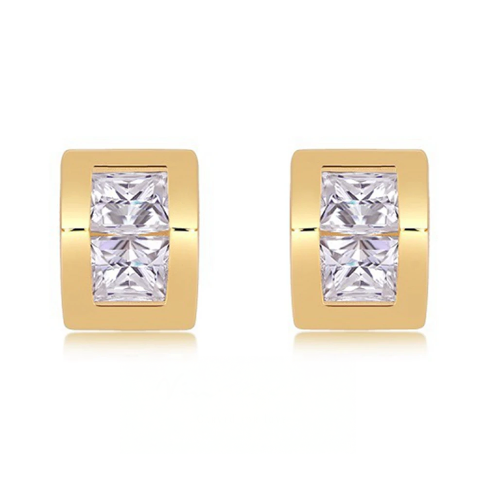 Sterling Silver 925 4mm Moissanite Stud Earrings