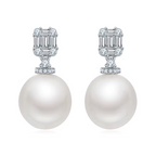 925 Sterling Silver Shell Pearl Earrings