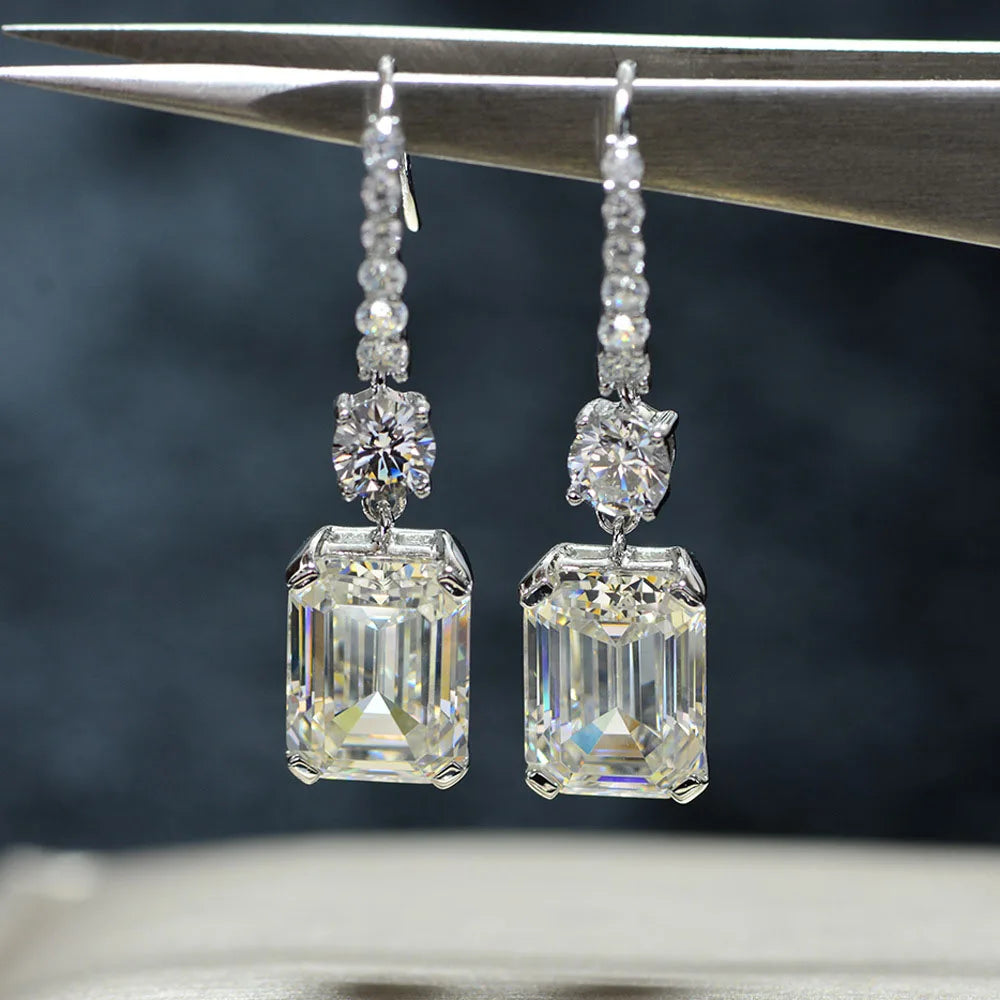925 Sterling Silver Zircon Earrings