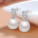 925 Sterling Silver Shell Pearl Earrings