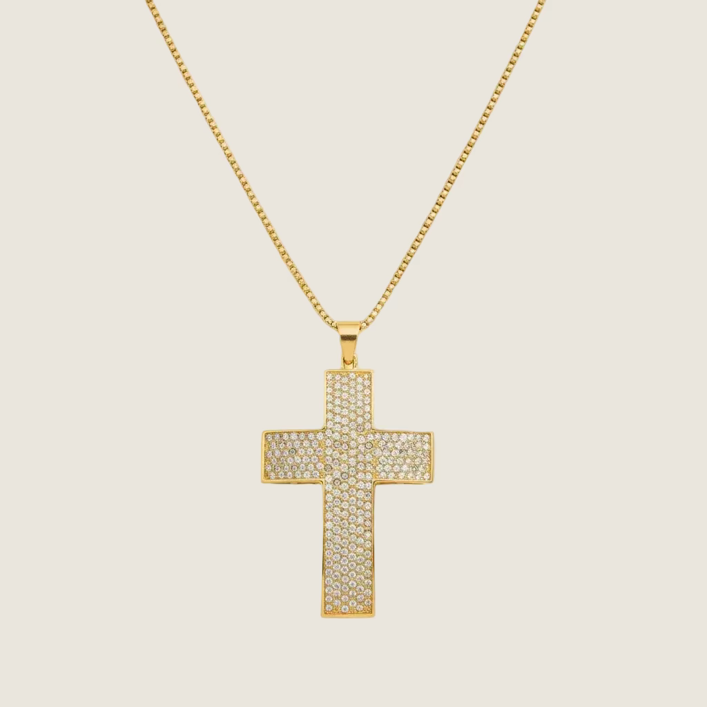 Cross Necklace CZ