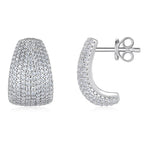 925 Sterling Silver Moissanite Stud Earrings