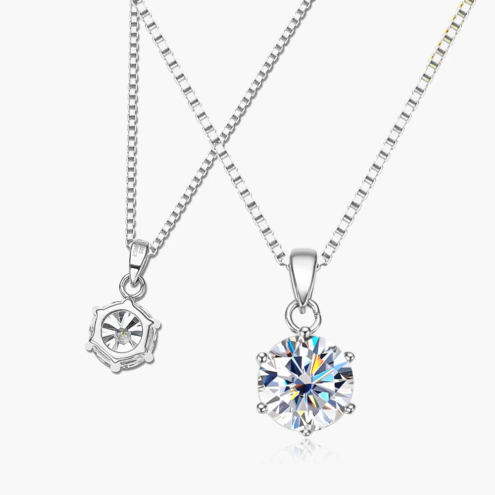 925 Sterling Silver Moissanite Jewelry Set