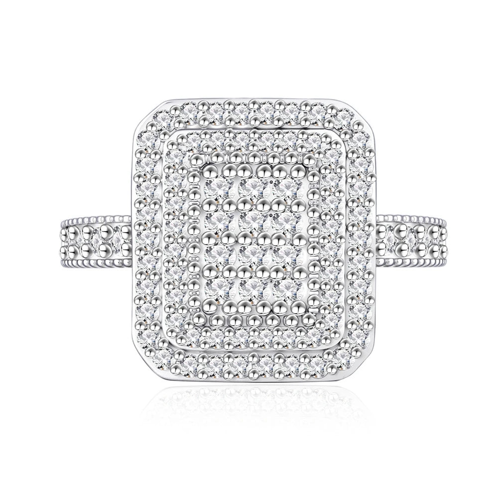 925 Sterling Silver Sapphire Gemstone Ring