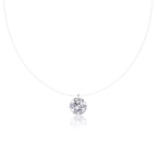 925 Sterling Silver Moissanite Mermaid Tears Necklace