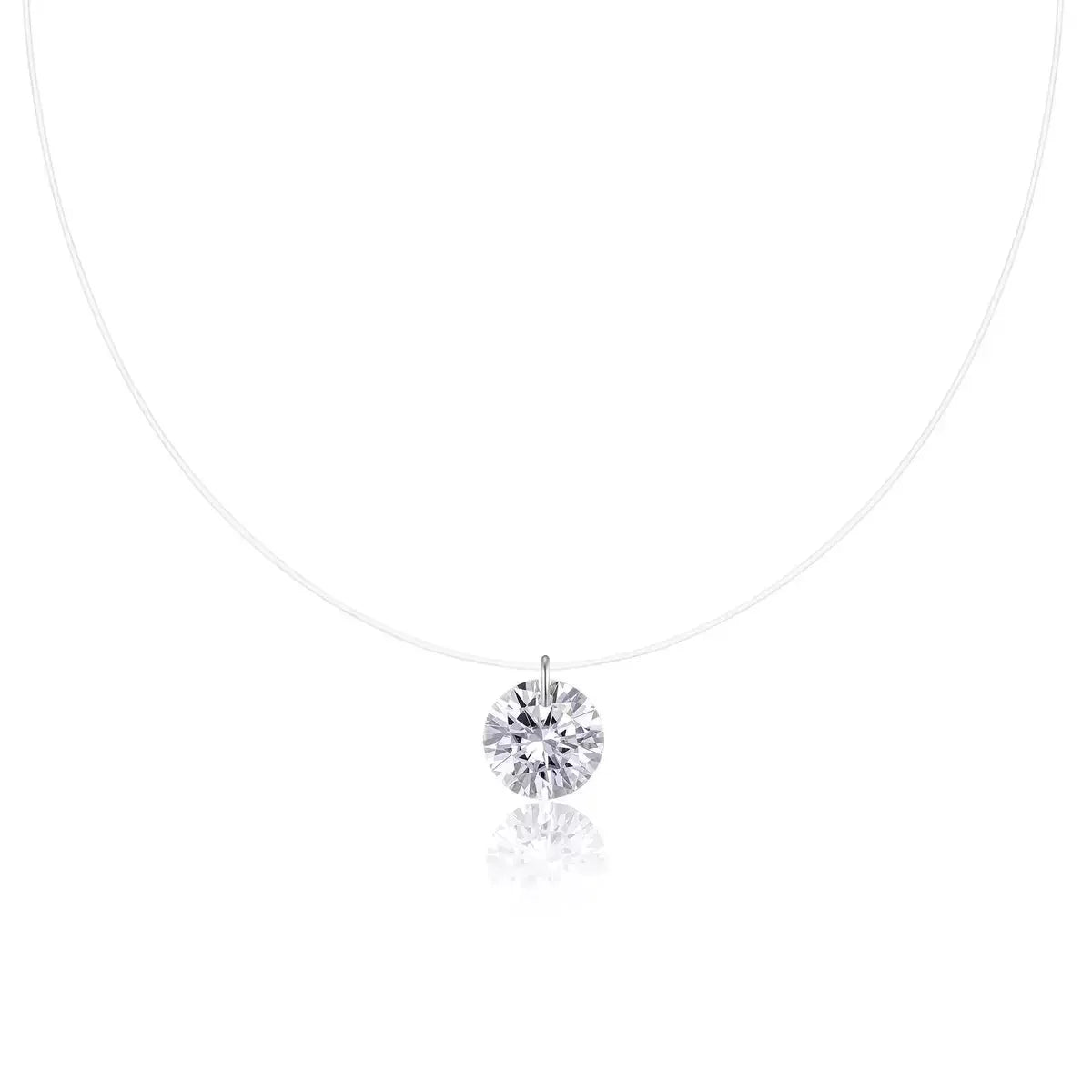 925 Sterling Silver Moissanite Mermaid Tears Necklace