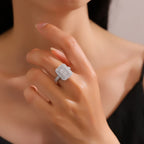 925 Sterling Silver Sapphire Gemstone Ring