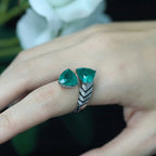 925 Sterling Silver Zircon Ring