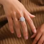 925 Sterling Silver Sapphire Gemstone Ring