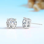 925 Sterling Silver Moissanite Earrings
