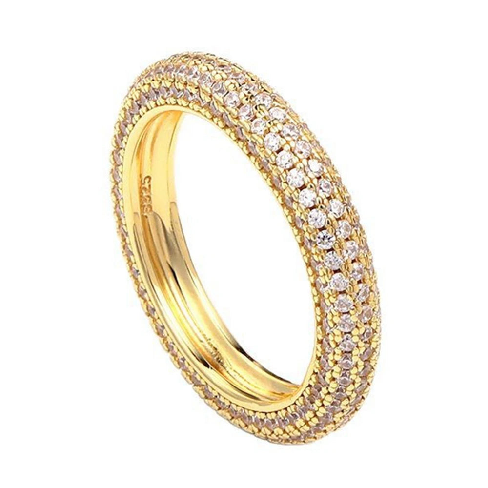 925 Sterling Silver Moissanite Ring