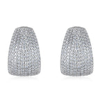 925 Sterling Silver Moissanite Stud Earrings