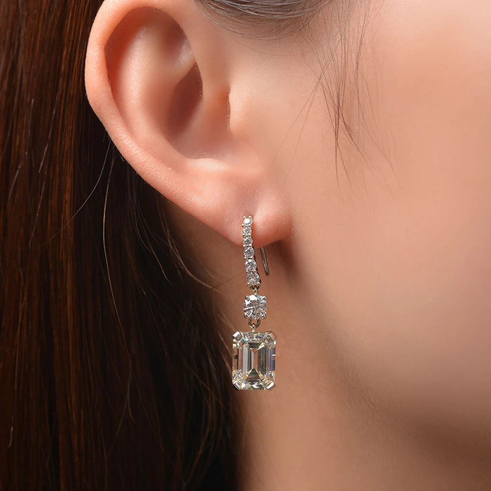 925 Sterling Silver Zircon Earrings