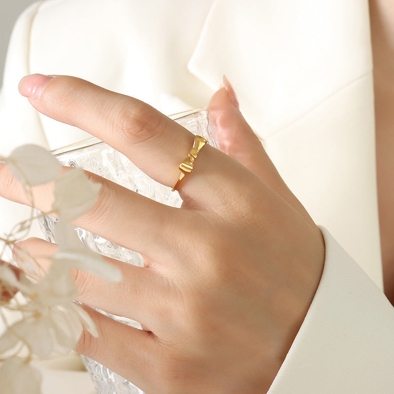 Delicate Bow Ring