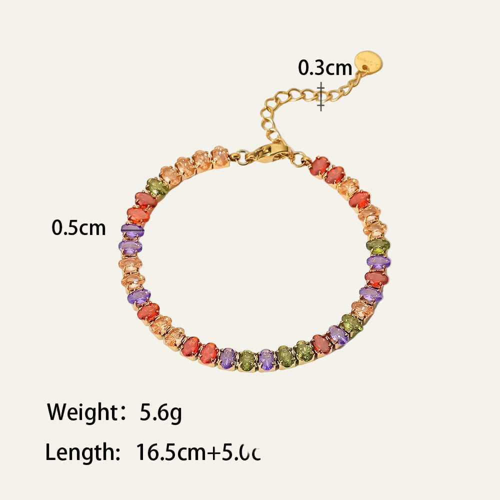 Multicolor Gemstone Bracelet