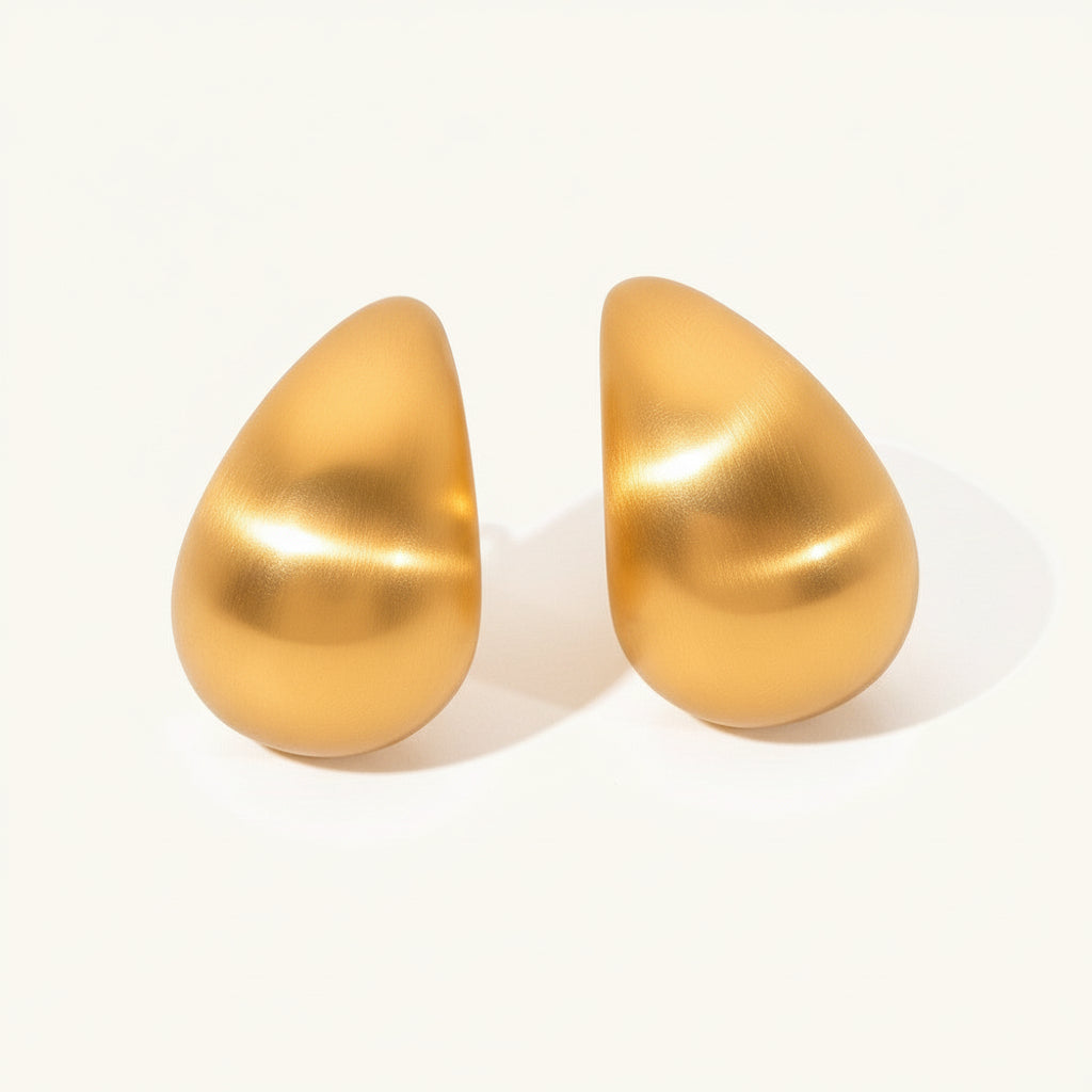 18K Gold Plated Stud Earrings | Lifetime Warranty