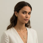 Hamsa Hand Necklace & Earrings Set