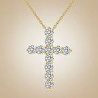 Cross Necklace with Cubic Zirconia