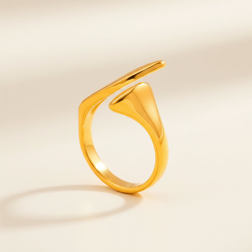 Sculpted Open Rings