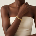 Bold Link Necklace & Bracelet Set