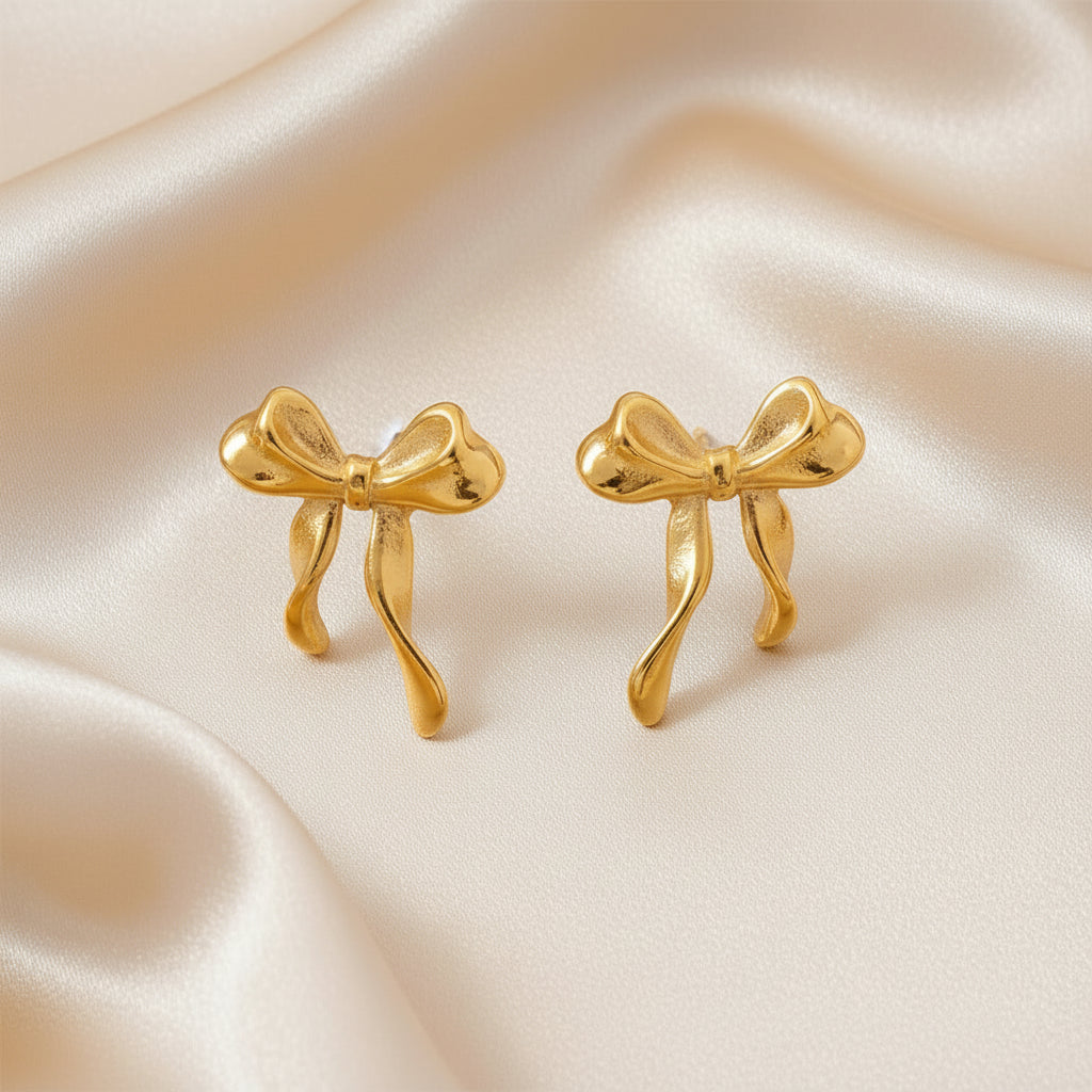 Sophisticate Bow Stud Earrings