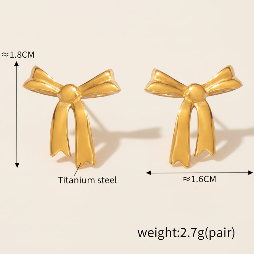 Bow Stud Earrings