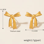 Bow Stud Earrings