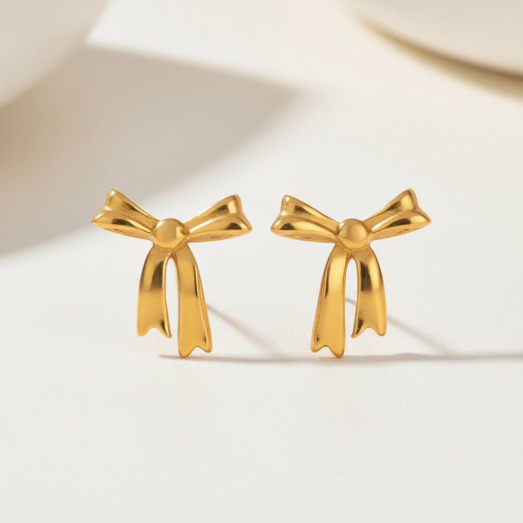 Bow Stud Earrings
