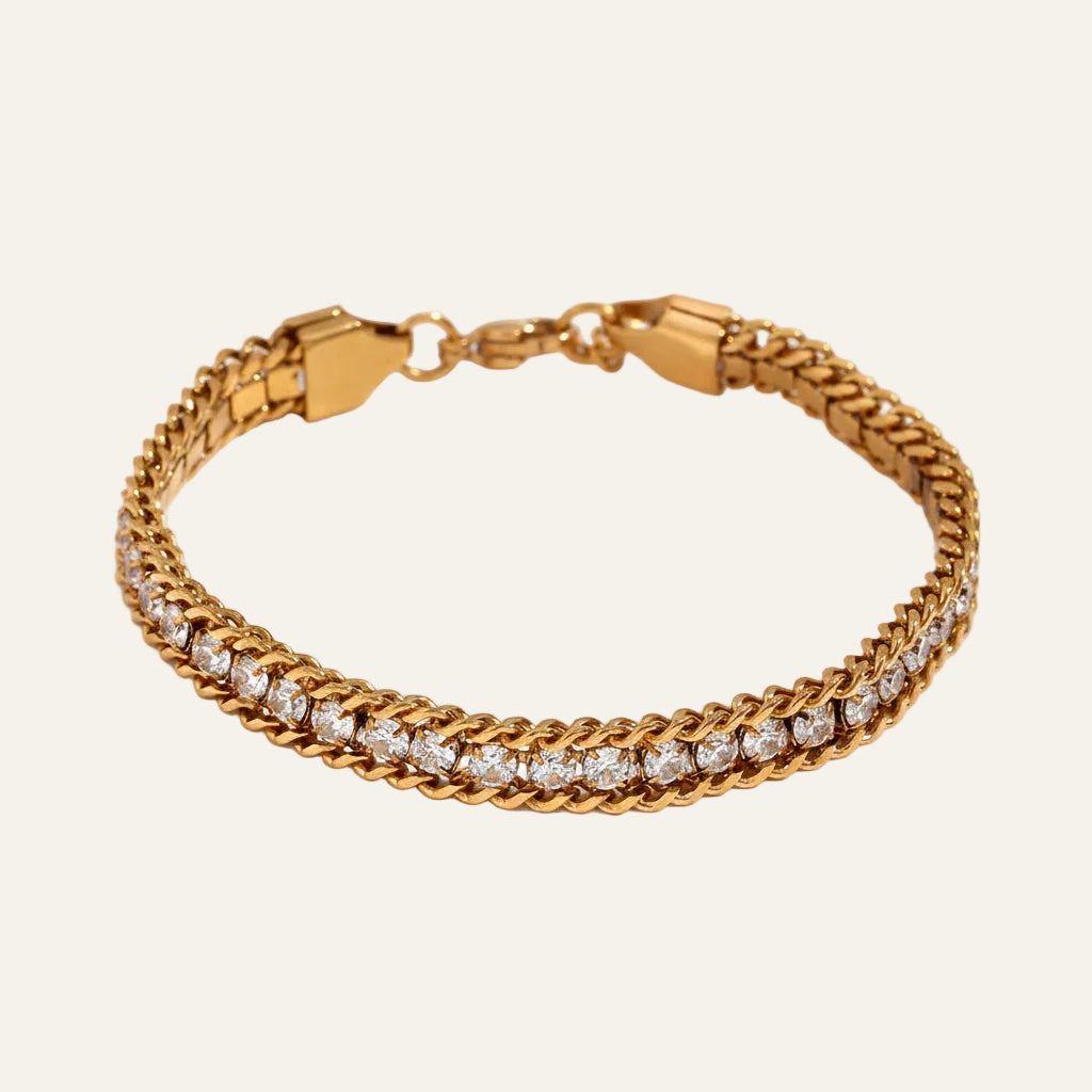 Bracelet With Zirconia Stones