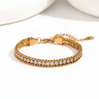 Bracelet With Zirconia Stones