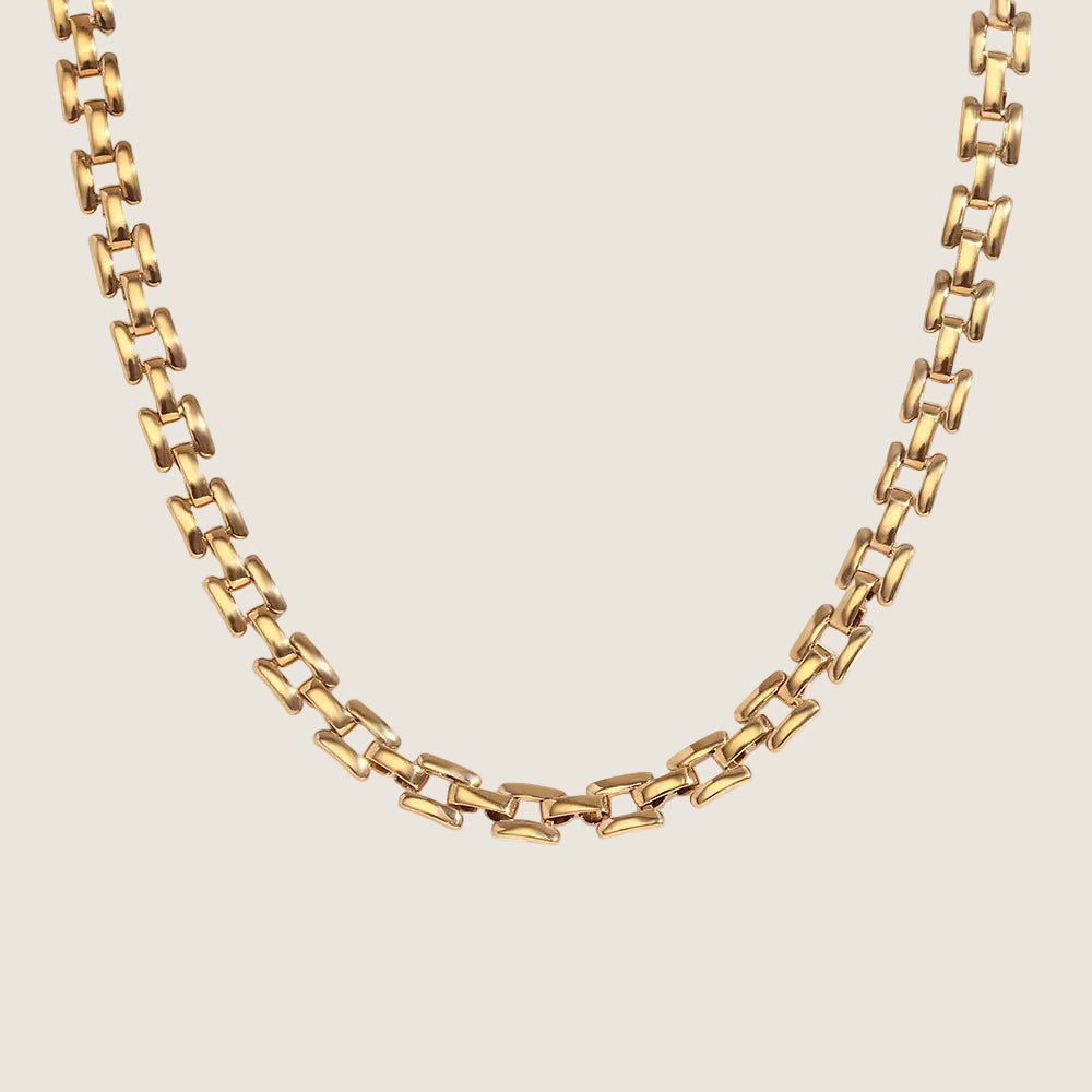 Lutche Signature Gold Chain Set – Necklace & Bracelet