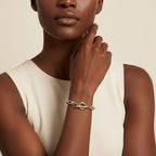 18K Gold Plated Link Bracelet with Toggle Clasp