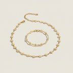 Gold Daisy Flower Necklace