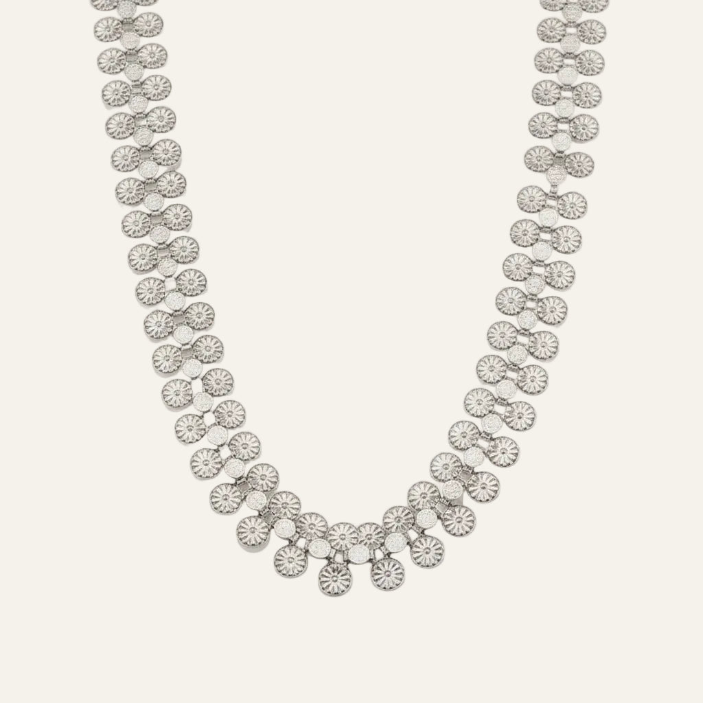 Radiant Disc Necklace & Bracelet Set