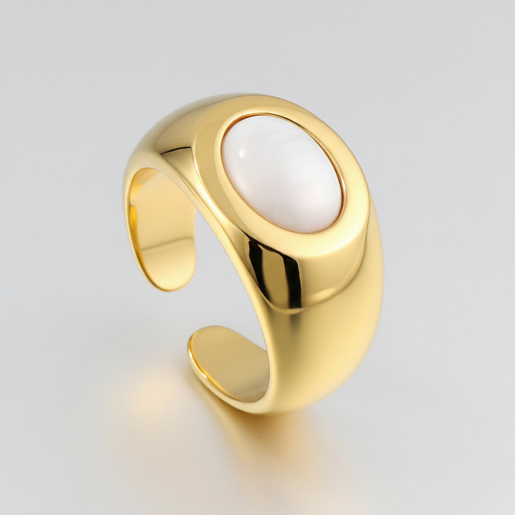 Opal Circle Jewelry Set