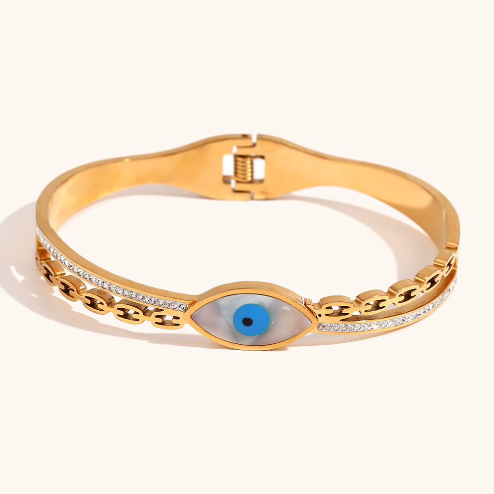 Evil Eye Chain Bangle