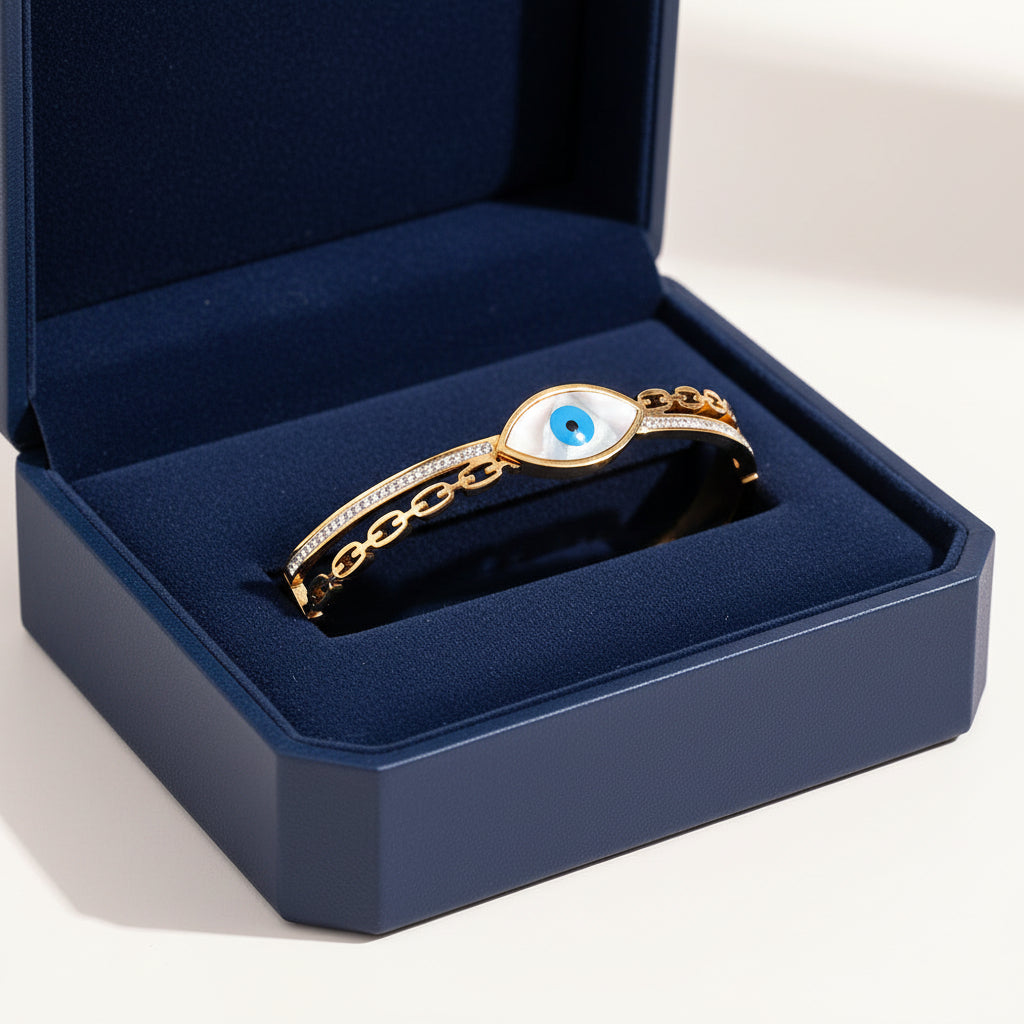 Evil Eye Chain Bangle