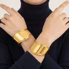 Sculptural Open Bangle