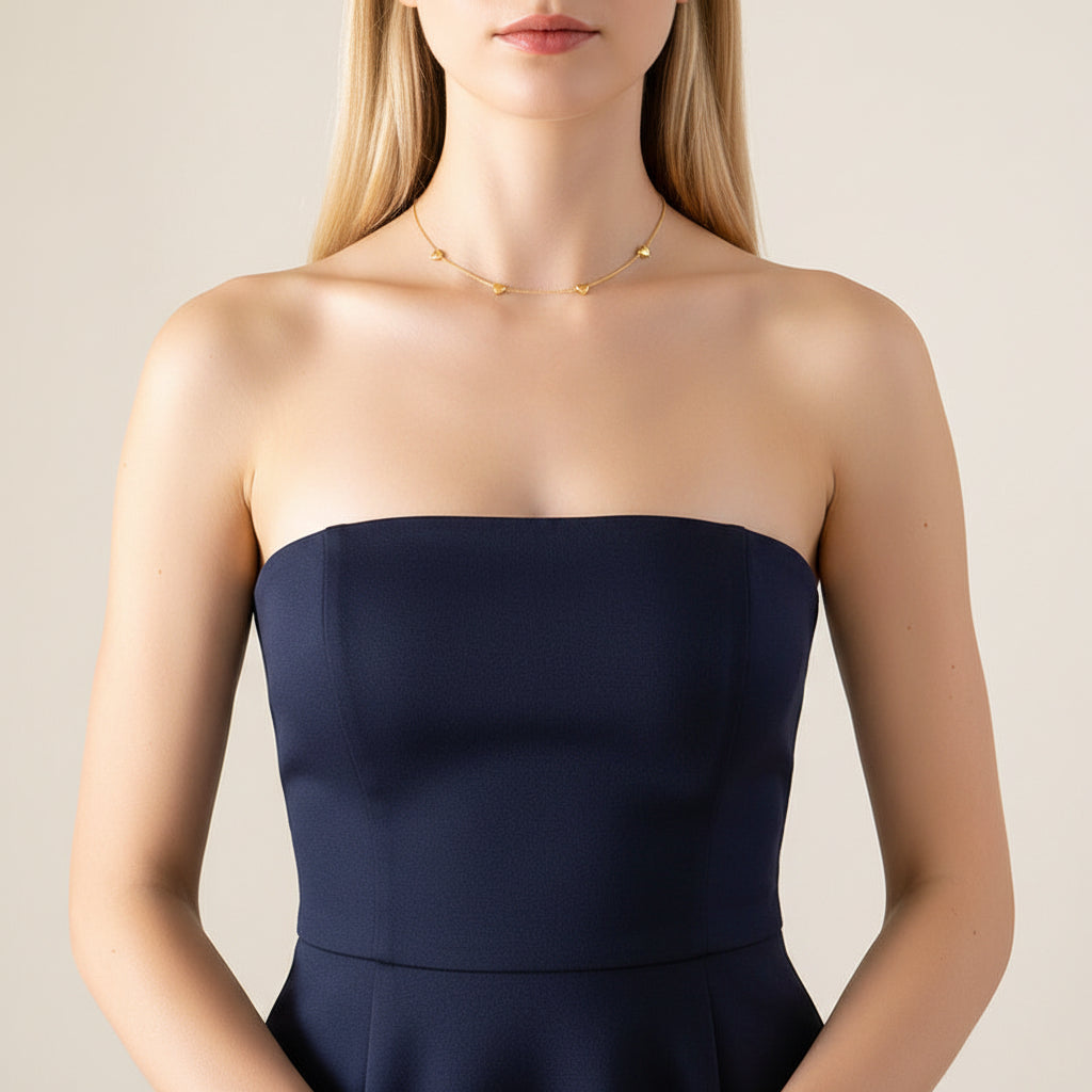 Heartline Necklace & Bracelet Set