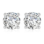 925 Sterling Silver Moissanite Earrings