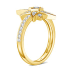 925 Sterling Silver Moissanite Diamond Ring