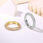 925 Sterling Silver Moissanite Ring