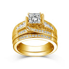 925 Sterling Silver Moissanite Zircon Ring